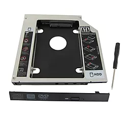 Карман-переходник HDD/SSD 2.5'' для ноутбука ODD SATA Maiwo NSTOR-12.7 мм