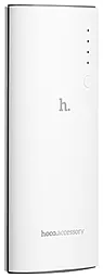 Повербанк Hoco UPB02 LED 10000 mAh White - фото Повербанк Hoco UPB02 LED 10000 mAh White