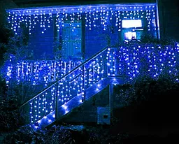 Гірлянда Xmas LED 100L 3.3 BL 10 метрів Вулична+соед Синій