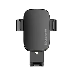 Держатель ColorWay Metallic Gravity Holder 3 Black (CW-CHG14-BK) - фото Держатель ColorWay Metallic Gravity Holder 3 Black (CW-CHG14-BK)