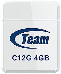 Флешка Team 4 GB C12G USB 2.0 (TC12G4GW01)  White