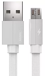 Кабель Remax Kerolla USB-A - micro USB 10.5w 1м cable White (RC-094m) - фото Кабель Remax Kerolla USB-A - micro USB 10.5w 1м cable White (RC-094m)