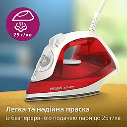 Праска з парою Philips 2000 Series DST2010/40 - мініатюра 10 Праска з парою Philips 2000 Series DST2010/40 - мініатюра 10