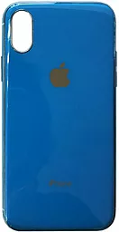 Чехол 1TOUCH Shiny Apple iPhone XS Max Blue