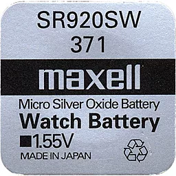 Батарейки Maxell SR920SW (371) (370) (171) 1 шт
