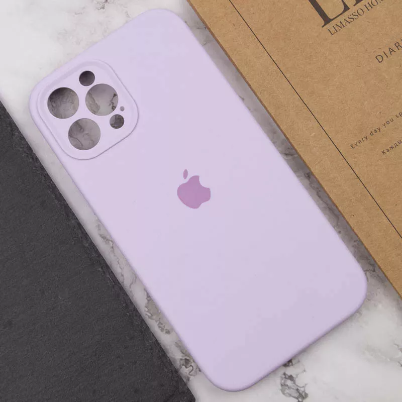 Чехол Silicone Case Full Camera для Apple iPhone 12 Pro Max Lilac - фото 3
