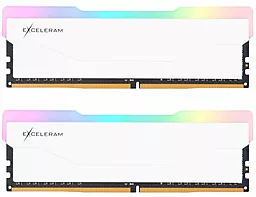 Оперативна пам'ять Exceleram DDR4 32GB (2x16GB) 3600MHz RGB X2 Series (ERX2W432369CD) White
