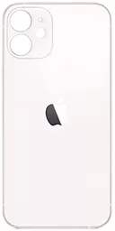Задняя крышка корпуса Apple iPhone 12 (big hole) White
