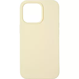 Чехол 1TOUCH Original Full Soft Case for iPhone 13 Pro Mellow Yellow (Without logo)