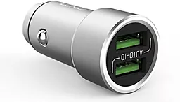 Автомобильное зарядное устройство LDNio Car Charger C302 3.6A 2 USB Silver - миниатюра 2