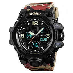 Мужские часы SKMEI 1155BAG RED CAMO - фото Мужские часы SKMEI 1155BAG RED CAMO