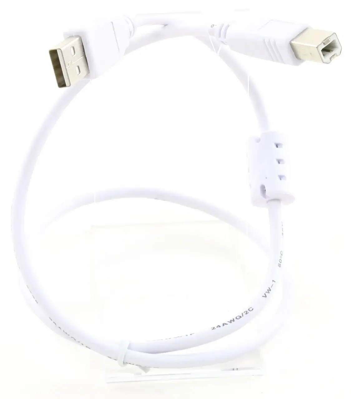 Кабель (шлейф) Atcom USB 2.0 AM/BM, 0.8м - фото 2