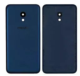 Задняя крышка корпуса Meizu M5 (M611) со стеклом камеры Original  Blue