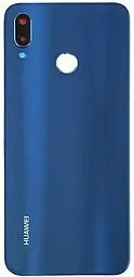 Задня кришка корпусу Huawei P20 Lite / Nova 3e і зі склом камери Original Blue - фото Задня кришка корпусу Huawei P20 Lite / Nova 3e і зі склом камери Original Blue