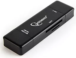 Кардрідер Gembird UHB-CR3IN1-01 USB 3.1 Black - мініатюра 4