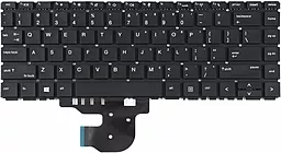 Клавіатура для ноутбуку HP ProBook 440 G6, 445 G6 Black без рамки з підсвіткою