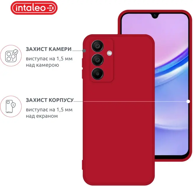 Чехол Intaleo (SoftShell) для Samsung Galaxy A16 Red - фото 4