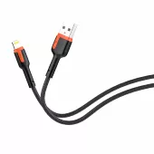 Сетевое зарядное устройство с быстрой зарядкой Powermax Fast Charger QC 3.0 18W + Alpha Lightning USB Cable Set White / Black - миниатюра 5