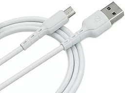 Кабель iZi L-18 USB-A - micro USB 12w 2.4a 1м cable White