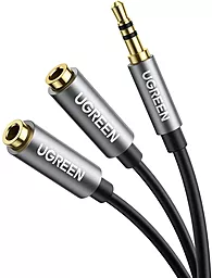 Аудио разветвитель Ugreen AV123 Stereo Audio Splitter mini Jack 3.5mm M/2xF 0.2 м black (10532) - фото Аудио разветвитель Ugreen AV123 Stereo Audio Splitter mini Jack 3.5mm M/2xF 0.2 м black (10532)