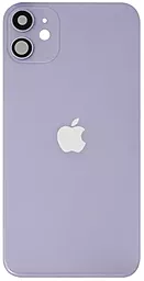 Задняя крышка корпуса Apple iPhone 11 со стеклом камеры Original Purple - фото Задняя крышка корпуса Apple iPhone 11 со стеклом камеры Original Purple