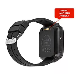 Смарт-часы AmiGo GO007 Flexi GPS Black - миниатюра 2