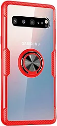 Чохол Deen CrystalRing for Magnet Samsung G975 Galaxy S10 Plus Clear/Red