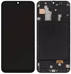 Дисплей Samsung Galaxy A30 A305 с тачскрином и рамкой, (TFT), Black