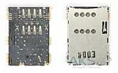 Конектор SIM-карти Samsung Galaxy Spica I5700 / 580 I5800 / S5620 Monte / S5628 / Note N8000 / P1000 Tab / P3100 / P6200 Tab Plus Original