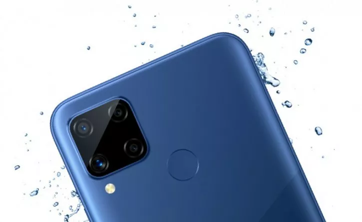 Смартфон Realme C15 4/128GB Blue - фото 3