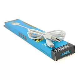 USB Кабель iKaku XUANFENG 10.5W 2.1A Lightning Cable White