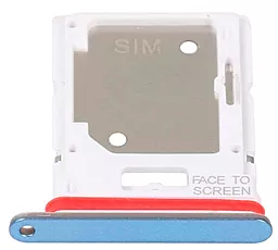 Держатель (лоток) Сим карты Xiaomi Redmi Note 11 Pro Plus 5G Dual SIM   Star Blue