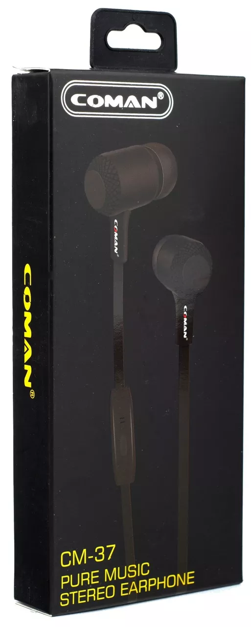 Навушники Coman CM-37 Black - фото 2