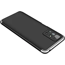 Чехол 1TOUCH GKK LikGus 360 градусов (opp) для Xiaomi Redmi 10 Черный / Серебряный