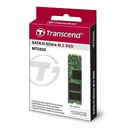 SSD Накопитель Transcend MTS820 120 GB M.2 2280 SATA 3 (TS120GMTS820) - миниатюра 3