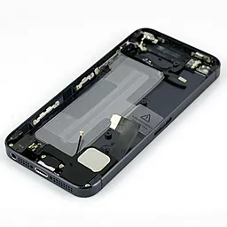 Корпус для Apple iPhone 5 повний комплект зі шлейфами Black