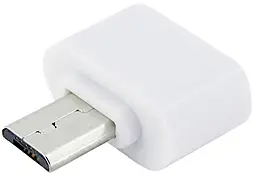 OTG-перехідник Walker NO-02 M-F USB2.0 -> micro USB white - фото OTG-перехідник Walker NO-02 M-F USB2.0 -> micro USB white