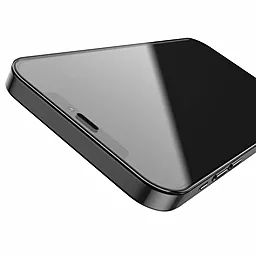 Захисне скло Hoco A19 Shatterproof Ultra-Fine Edge Fullscreen HD Apple iPhone 12 Pro Max Black - мініатюра 2