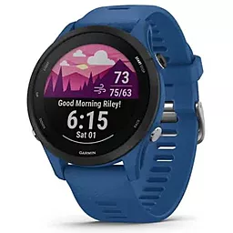 Смарт-годинник Garmin Forerunner 255 Basic Tidal Blue (010-02641-11) - фото Смарт-годинник Garmin Forerunner 255 Basic Tidal Blue (010-02641-11)
