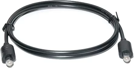 Оптический аудио кабель REAL-EL Toslink М/М Cable 1 м black (EL123500036) - фото 1