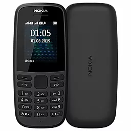 Мобільний телефон Nokia 105 DS 2019 (16KIGB01A01) Black