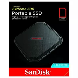 SSD Накопитель SanDisk Extreme 500 250 GB (SDSSDEXT-250G-G25) - миниатюра 4