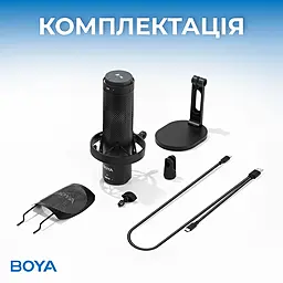 Мікрофон Boya K9 RGB Black - мініатюра 11 Мікрофон Boya K9 RGB Black - мініатюра 11