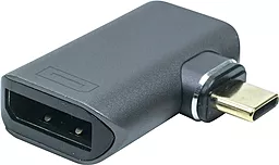 Відео перехідник (адаптер) PowerPlant USB Type-C - DisplayPort v1.4 8k 60hz black (CA914265)