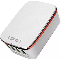 Сетевое зарядное устройство LDNio DL-A4404 22w 4xUSB-А ports charger white