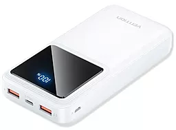 Повербанк Vention 20000mAh 22.5W LED Display (FHLW0) White - фото Повербанк Vention 20000mAh 22.5W LED Display (FHLW0) White