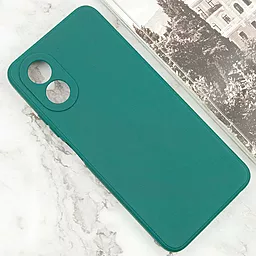 Чехол Silicone Case Candy Full Camera для Oppo A38 / A18 Green - миниатюра 2