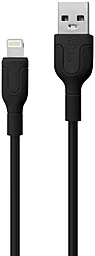 Кабель Walker C350 USB-A - Lightning 12w 2.4a 1м cable Black - фото Кабель Walker C350 USB-A - Lightning 12w 2.4a 1м cable Black