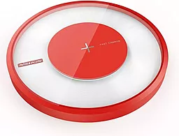 Беспроводное (индукционное) зарядное устройство быстрой QI зарядки Nillkin Magic Disk IV Wirless Fast Charger MC-017 Red