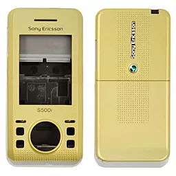 Корпус Sony Ericsson S500i Gold - фото Корпус Sony Ericsson S500i Gold